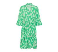 Saint Tropez, ,Dresses ,Donna ,Verde ,M Abito verde con balze floreali