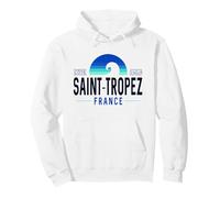 Saint-Tropez Francia | Saint Tropez Costa Azzurra Wave I5X Felpa con Cappuccio