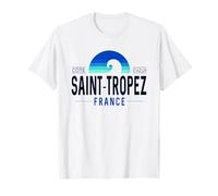 Saint-Tropez Francia | Saint Tropez Costa Azzurra Wave I5X Maglietta