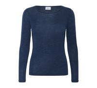 Saint Tropez - GarimaSZ Wool LS Blouse - - Tops - Donna - Blu - S