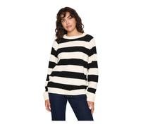 Saint Tropez - Ice Black Stripe Maglione - -Knitwear -Donna -Multicolore -M