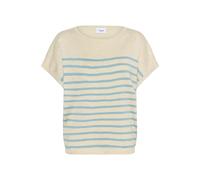 SAINT TROPEZ Pullover 'MilaSZ' avorio / blu chiaro Donna SAINT TROPEZ XL avorio / blu chiaro