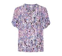 Saint Tropez - Top Rosa Ikat Paint Manica Corta - -Blouses & Shirts -Donna -Multicolore -L