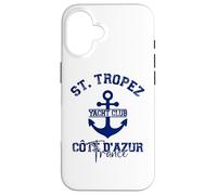 Saint Tropez Yacht Club Marina Costa Azzurra Francia Vela Custodia per iPhone 16