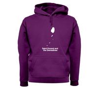 Saint Vincent E Grenadine Silhouette - Adulti Felpa con Cappuccio/Maglione