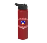 Sainte-Mère-Église Prima città liberata il D-Day Stainless Steel Insulated Water Bottle