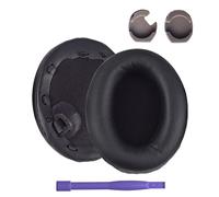 Saipomor - Cuscinetti auricolari di ricambio per isolamento acustico, compatibili con cuffie over-ear wireless Sony WH1000XM4 con cancellazione del rumore, spessore aggiunto e bastone in plastica