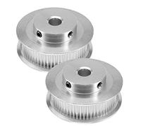 Saipor GT2 cinghie dentate in alluminio per cinghia dentata GT2, puleggia dentata, ruota sincrica GT2, timing Pulley, per stampante 3D GT2, puleggia dentata 6 mm di larghezza (60 denti 5 mm)