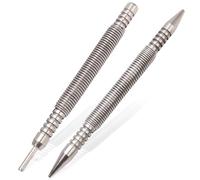 Saipor Set di 2 punzoni per rimozione di perni a doppia testa e set di punzoni per rimozione di cerniere, 3/32 "e 1/16" teste Set di chiodi a molla senza martello, 3500 PSI Striking Force Spring