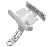 SAIQIAFC Supporto per Telefono Moto Manubrio Porta GPS Bracket per Dragster 800 RR Dragster 800RR 2013 2014 2015 2016 Alluminio CNC-M Silver Dragster