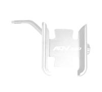SAIQIAFC Supporto per Telefono Moto Manubrio Porta GPS Bracket per Honda ADV350 2021 2022 2023 2024 Alluminio CNC-Mirror Type Silver