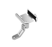 SAIQIAFC Supporto per Telefono Moto Manubrio Porta GPS Bracket per Kawasaki ER-5 ER5 ER 5 Alluminio CNC-Silver Mirror Mount