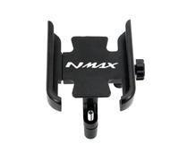 SAIQIAFC Supporto per Telefono Moto Manubrio Porta GPS Bracket per NMAX Alluminio CNC-Black