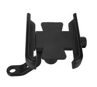 SAIQIAFC Supporto per Telefono Moto Manubrio Porta GPS Bracket per Suzuki GS500F 2004 2005 2006 2007 2008 2009 Alluminio CNC-M Black No Logo
