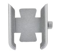 SAIQIAFC Supporto per Telefono Moto Manubrio Porta GPS Bracket per Suzuki GS500F 2004 2005 2006 2007 2008 2009 Alluminio CNC-H Silver No Logo