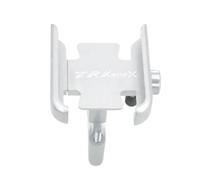 SAIQIAFC Supporto per Telefono Moto Manubrio Porta GPS Bracket per TRK502X TRK502X 502X 2023 2024 Alluminio CNC-Handlebar Silver