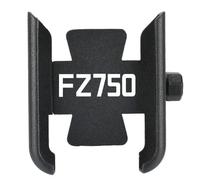SAIQIAFC Supporto per Telefono Moto Manubrio Porta GPS Bracket per Yamaha FZ750 1985 1986 1987 1988 Alluminio CNC-H Black FZ750