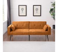 Sairedel Migliori Prodotti Scelta Imbottito Futon Divano Letto, Comodo Modulare Pieghevole Sleeper Divano 68Fabric Sleeper per la Casa, Dormire, Camera Bonus, Spazi Compatti.