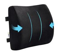 SAIREIDER Cuscino di supporto lombare comodo per sedia da ufficio, cuscino di supporto per la schiena in memory foam, per auto, sedia da gioco, sedia da casa, sollievo dal dolore alla schiena,