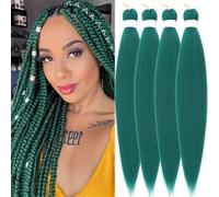 SAISIFEN Capelli Intrecciati Pre Allungati Capelli 4 Pezzi/Lotto Lungo Yaki Dritto Crochet Trecce Jumbo 90g/Pezzo 66 CM #BD