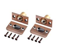 SAISN - Chiavistello a sfera per porte e armadi, 2 pezzi Patina rossa.