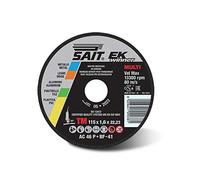 Sait 09038 EK WINNER-TM AC 46 R - Disco da taglio piatto, diametro 115 mm, spessore 1,6 mm, foro medio 22,23, 20 pezzi