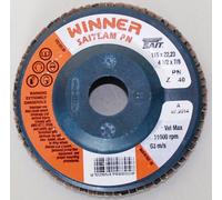 SAIT DISCO LAMELLARE PIANO 115 ALLO ZIRCONIO PER ACCIAIO CONFEZIONE DA 10 DISCHI