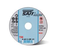 SAIT TM MOLA ABRASIVA PIANA DA TAGLIO AL CORINDONE PER METALLO