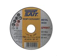 SAIT TM SCATOLA MOLE MOLA DISCHI DISCO ABRASIVI DA TAGLIO CERAMICHE PER METALLO