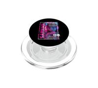 Saitama City 80s Synthwave E-Girl Giappone Saitama PopSockets PopGrip per MagSafe