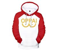Saitama Felpe con cappuccio Genos Felpa Anime Stampata 3D Pullover Largo con Cappuccio Felpa Moda Hoodie Unisex Regali Merchandise Anime, XXS-4XL, Tipo 4, M