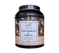 SaiTè Tisane sfuse Caffè Amaretto e Vaniglia 90gr, Tisana con caffè cicoria ibisco e uvetta, gusto avvolgente e aromatico, Tisane regalo - Made in Italy