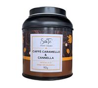 SaiTè Tisane sfuse Caffè Caramello e Cannella 90gr, Tisana con caffè cicoria cannella e coriandolo, gusto caldo e speziato, Tisane regalo - Made in Italy