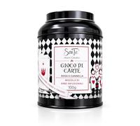SaiTè Tisane sfuse Gioco di Carte 100gr, Tisana con arancia, cannella, karkadè e spezie, gusto avvolgente e delicato, Tisane regalo - Made in Italy