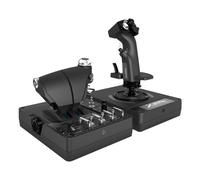 Saitek Joystick simulatore volo X56 H.O.T.A.S. Rgb Throttle And Stick Black 945