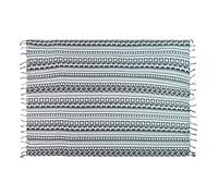 SAIVONA Pareo Sarong Donna Gonna Avvolgente Telo Mare Come Telo Avvolgente o Vestito e Vestito Avvolgente Donna Fatto a Mano da Produzione Equo Solidale Batik Strisce Grigio Nero