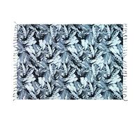 SAIVONA Pareo Sarong Telo da Spiaggia Avvolgente da Donna Come Asciugamano o Vestito Avvolgente Realizzato a Mano con Produzione Equo-Solidale Fiore Batik