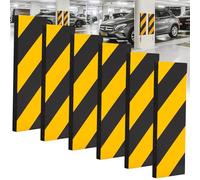 SaiXuan 6 Pezzi Paracolpi Garage, 30 x 10 x 1.8 cm Gommapiuma Adesiva, con Forte Retro Autoadesivo, Protezione Porte Auto e Paracolpi Muro, per Paracolpi Garage Auto da Muro, Parcheggi