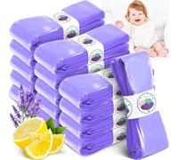 SaiXuan Set di 15 Sacchetti Mangiapannolini 4,5M Compatibili con Twist & Click, Sangenic Tec, Simplee - Ricarica Mangiapannolini Antiodore, Senza BPA, Ecologica, con Etichetta a Fiore