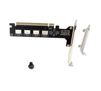 Saiyana Adattatore splitter PCIE 16x A 4 porte SFF 8612 SFF 8611 Consente una configurazione efficiente di più dischi rigidi