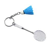 Saiyana Badminton per Key Zaino, decorazioni per il regalo creativo e dolce per gli amanti dello sport, badminton bat dolce due pezzi portachiavi portachiavi