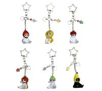 Saiyana Bellissime api di gatto hamburger design a sorpresa appeso ornamento portachiavi robusto lega di resina materiali per G