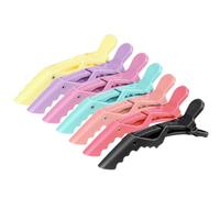 Saiyana Confezione di 7 fermagli per capelli neutri a doppia pendenza per donne parrucchiere uso uso professionale(uno dei sette colori)