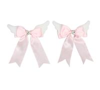 Saiyana Delicato fermaglio per capelli alla moda con fiocco, aggiungerà fascino alla tua acconciatura e sono adatti per diverse occasioni (rosa)