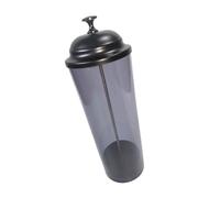 Saiyana Dispenser portatile di paglia di plastica comodo portabibite per bevande con coperchio, pratico tavolo da cucina con coperchio