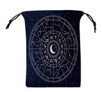 Saiyana Divinations Table Oracles Card Deck Table Board Game Bag Coulisse Gioielli Tarocchi Sacchetto Confezione Regalo Sacchetto di Nozze Tarocchi Sacchetto di Carta, A