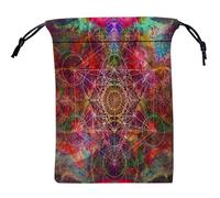 Saiyana Divinations Table Oracles Card Deck Table Board Game Bag Coulisse Gioielli Tarocchi Sacchetto Confezione Regalo Sacchetto di Nozze Tarocchi Sacchetto di Carta, F