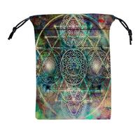 Saiyana Divinations Table Oracles Card Deck Table Board Game Bag Coulisse Gioielli Tarocchi Sacchetto Confezione Regalo Sacchetto di Nozze Tarocchi Sacchetto di Carta, D