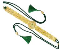 Saiyana Elegante cintura in metallo da sposa con strass per matrimoni ed eventi serali regolabile accessorio per damigelle d'onore cintura, GGG, Taglia unica