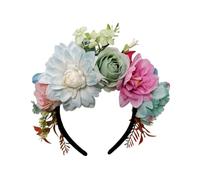 Saiyana Fascia in tessuto floreale elegante per le donne in stile naturale accessorio per capelli morbido e confortevole per feste matrimoni fotografi(1)